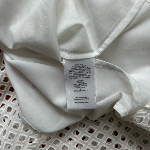 Sam Edelman Women's Embroidered Short white dress size 6 - Picture 6 of 14